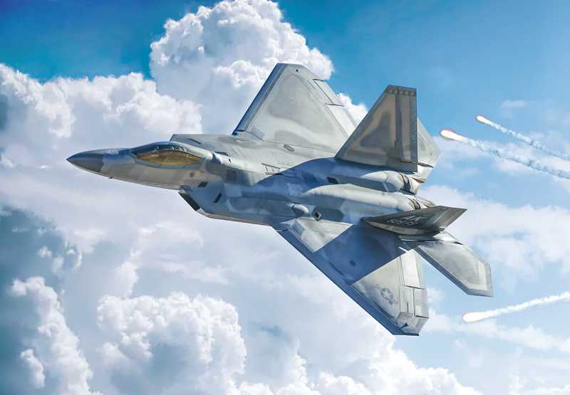 Model Kit letadlo 2822 - Lockheed Martin F-22A Raptor (1:48)