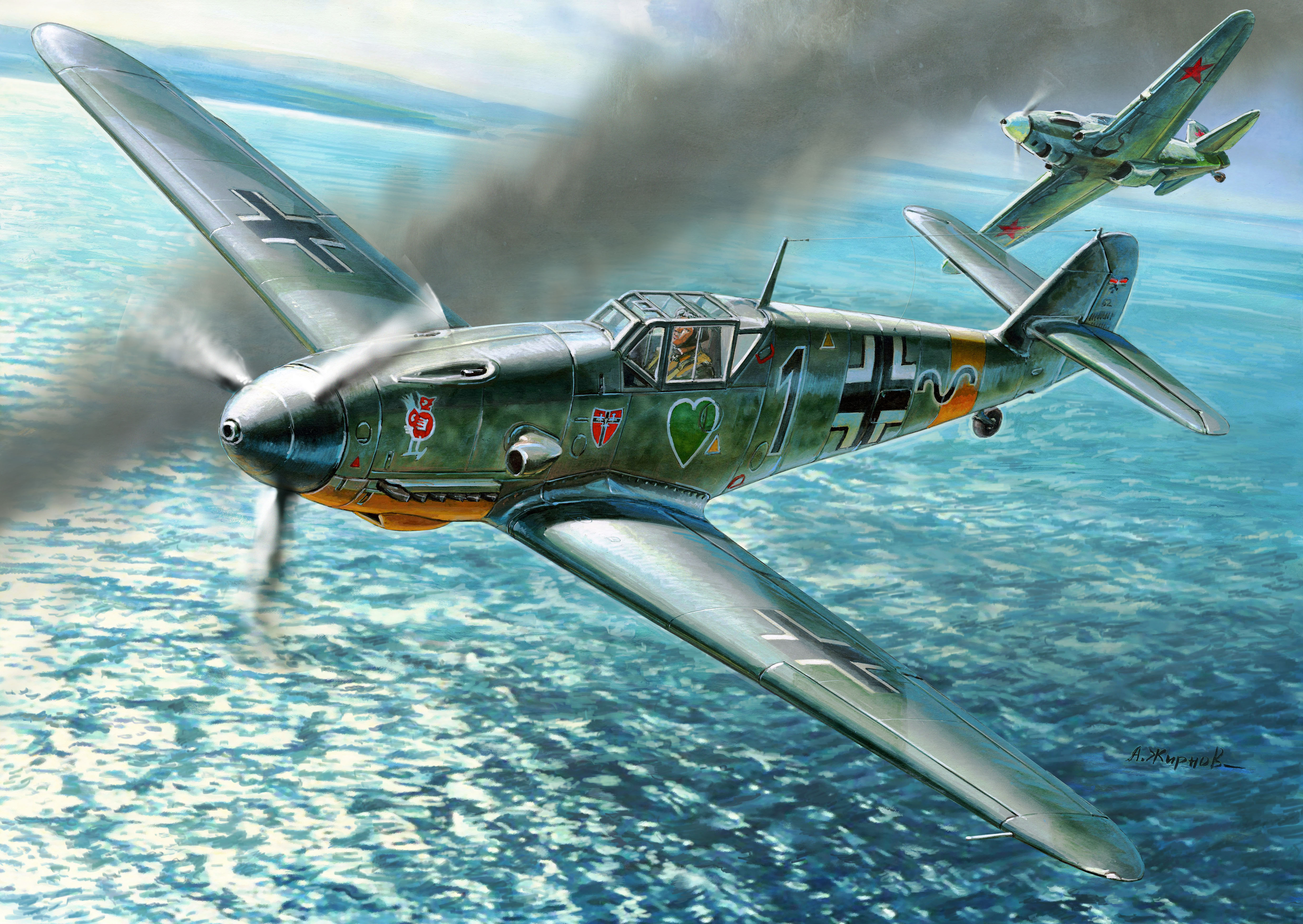 Model Kit letadlo 4806 - Messerschmitt Bf-109 F4 (1:48)