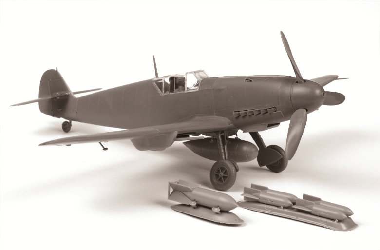 Model Kit letadlo 4806 - Messerschmitt Bf-109 F4 (1:48)
