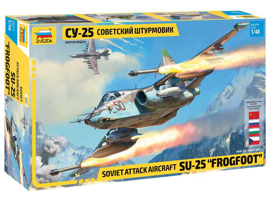 Model Kit lietadlo 4807 - Sukhoi SU-25 "Frogfoot" (1:48) 32-4807