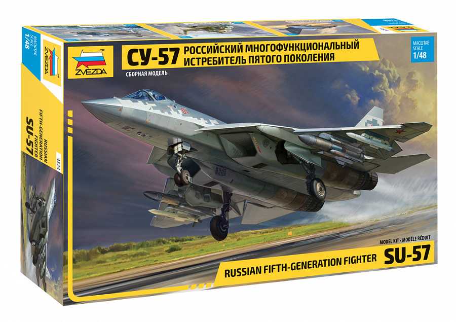 Model Kit letadlo 4824 - Suchoi SU-57 (1:48)