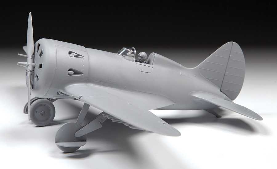 Model Kit letadlo 4832 - Polikarpov I-16 Type V Soviet Fighter (1:48)