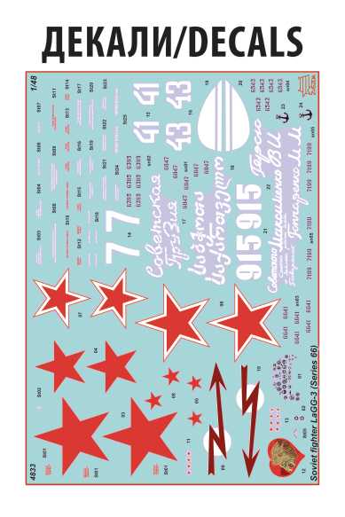 Model Kit letadlo 4833 - LaGG-3 Soviet WWII Fighter (1:48)