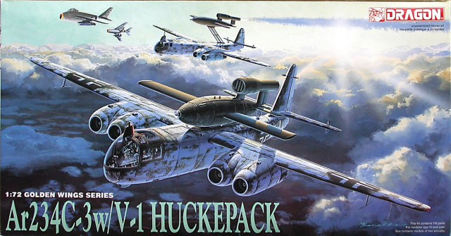 Model Kit letadlo 5011 - AR 234C-3w/V-1 HUCKEPACK (1:72)