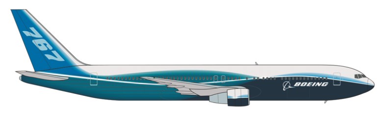 1:144 Civil Airliner Boeing 767-300