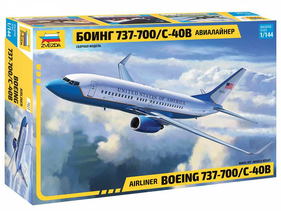 Model Kit letadlo 7027 - Boeing 737-700/C-40B (1:144)