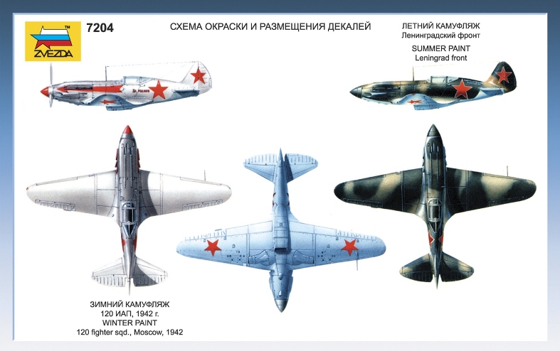 Model Kit letadlo 7204 - MIG-3 Soviet Fighter (1:72)