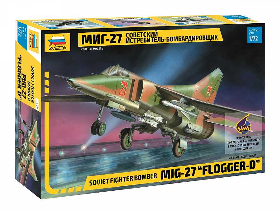 Model Kit lietadlo 7228 - MIG-27 (re-release) (1:72) 32-7228