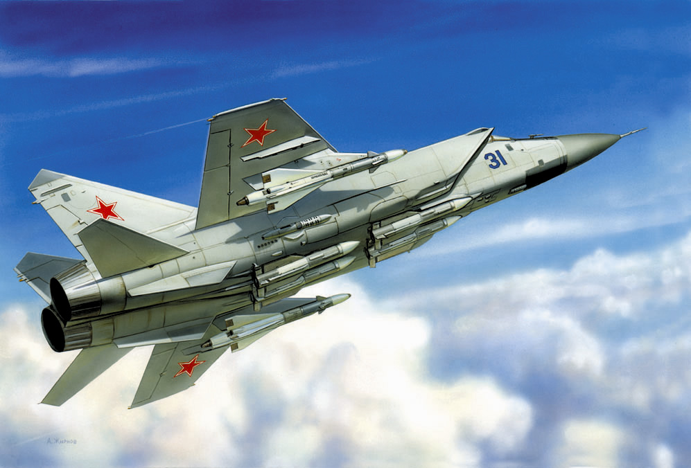 Model Kit letadlo 7229 - MIG-31 Soviet Interceptor (1:72)