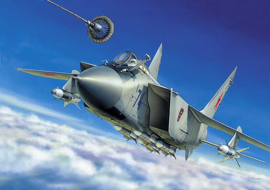 Model Kit letadlo 7244 - MIG-31B FOXHOUND (re-release) (1:72)
