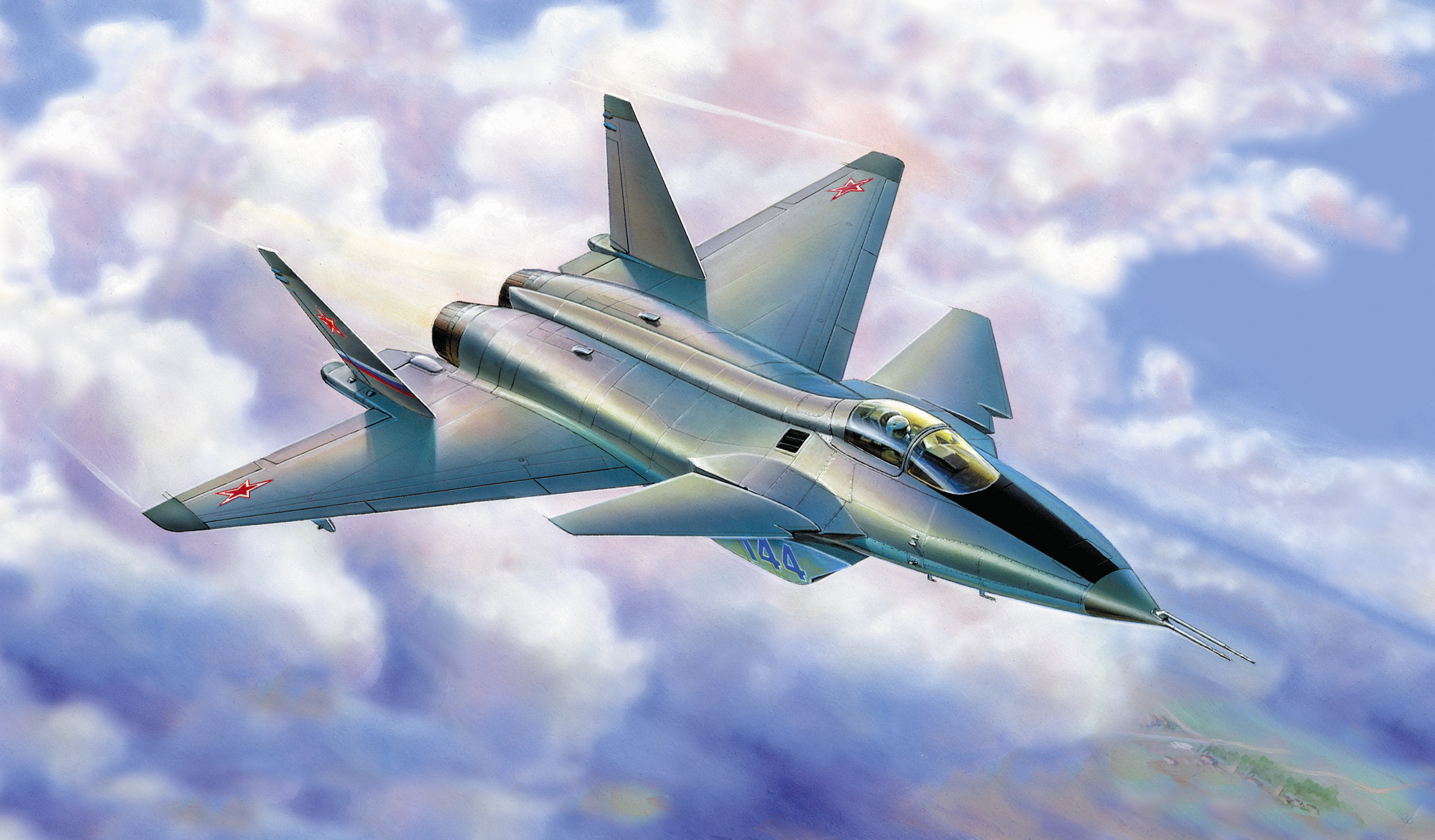 Model Kit letadlo 7252 - MIG 1.44 Russian Multirole Fighter (1:72)