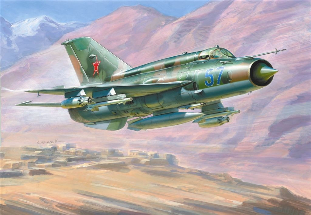 Model Kit letadlo 7259 - MIG-21 BIS Soviet Fighter (1:72)
