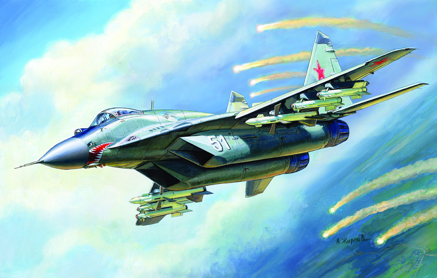 Model Kit letadlo 7278 - MiG-29 (9-13) (1:72)