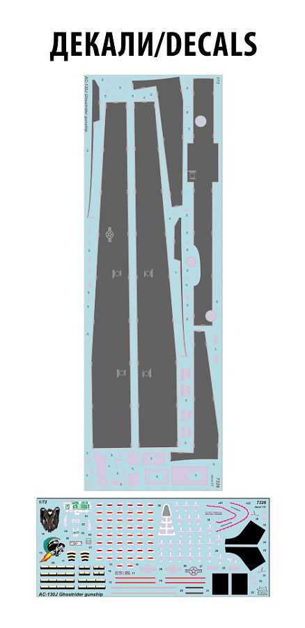 Model Kit letadlo 7326 - AC-130J Gunship Ghostrider (1:72)