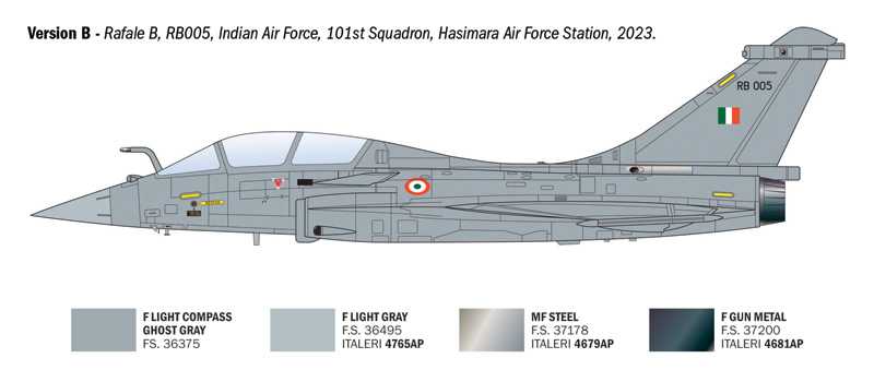 Model Kit letadlo 90092 - Rafale B (1:72)