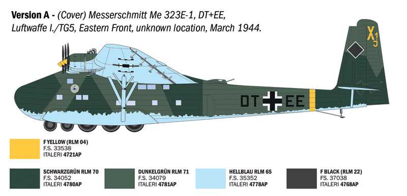 Model Kit letadlo 90104 - Messerschmitt Me 323 Gigant (1:72)
