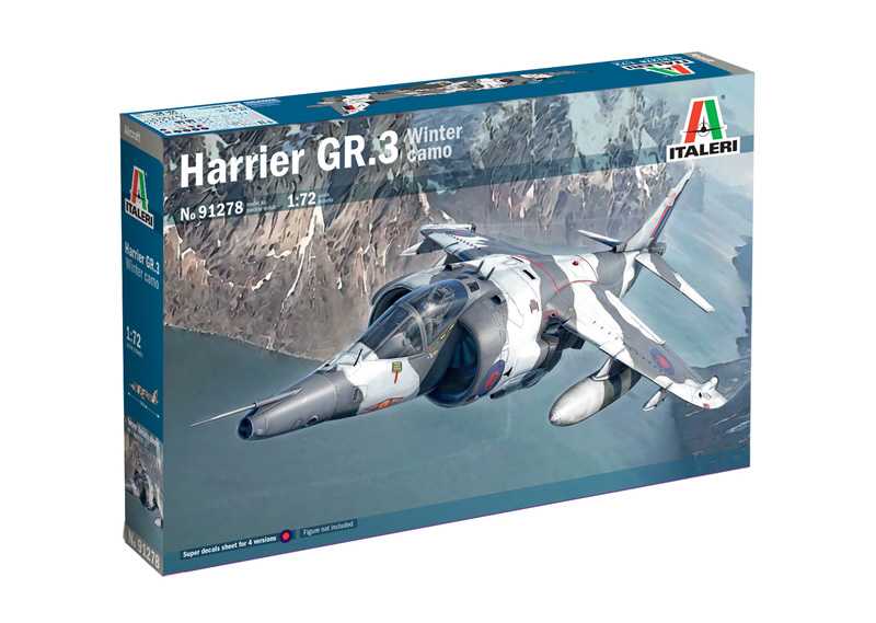 Model Kit letadlo 91278 - Harrier GR.3 "Winter Camo" (1:72)