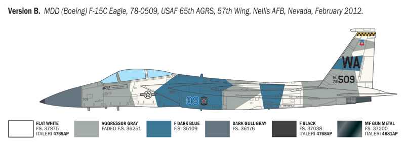 Model Kit letadlo 92763 - F-15C Eagle (1:48)