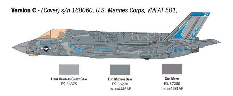 Model Kit letadlo 92810 - F-35B Lightning (1:48)