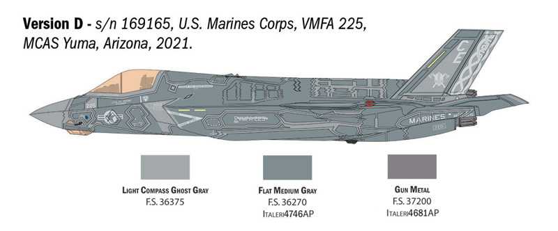 Model Kit letadlo 92810 - F-35B Lightning (1:48)