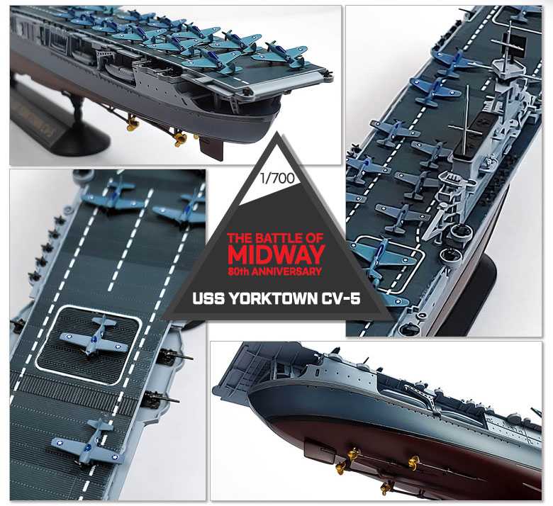 Model Kit loď 14229 - USS Yorktown CV-5 "Battle of Midway" (1:700)
