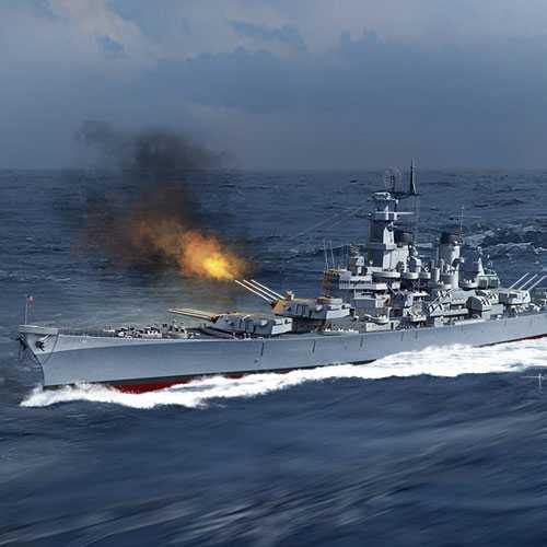 Model Kit loď 14401 - USS Missouri BB-63 (1:400)
