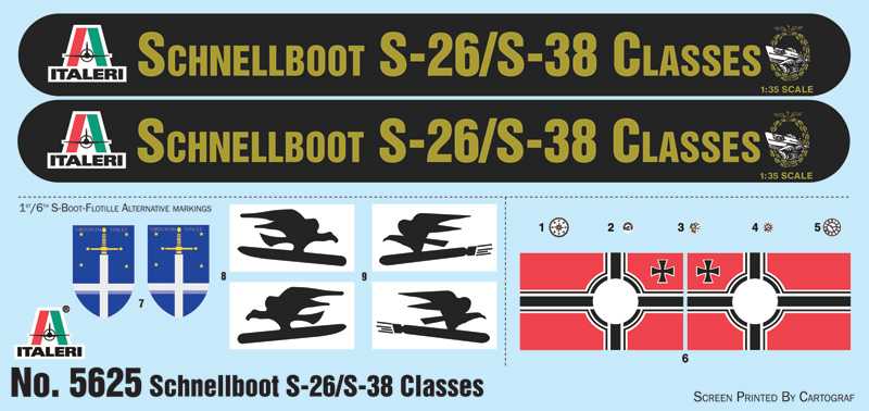 Model Kit loď 5625 - SCHNELLBOOT S-26/S-38 (1:35)