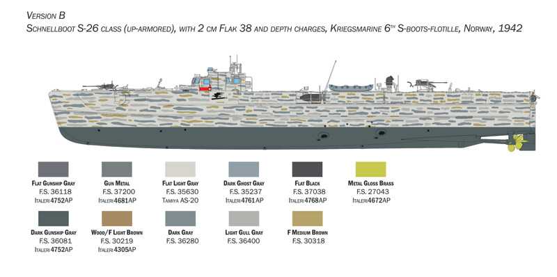 Model Kit loď 5625 - SCHNELLBOOT S-26/S-38 (1:35)