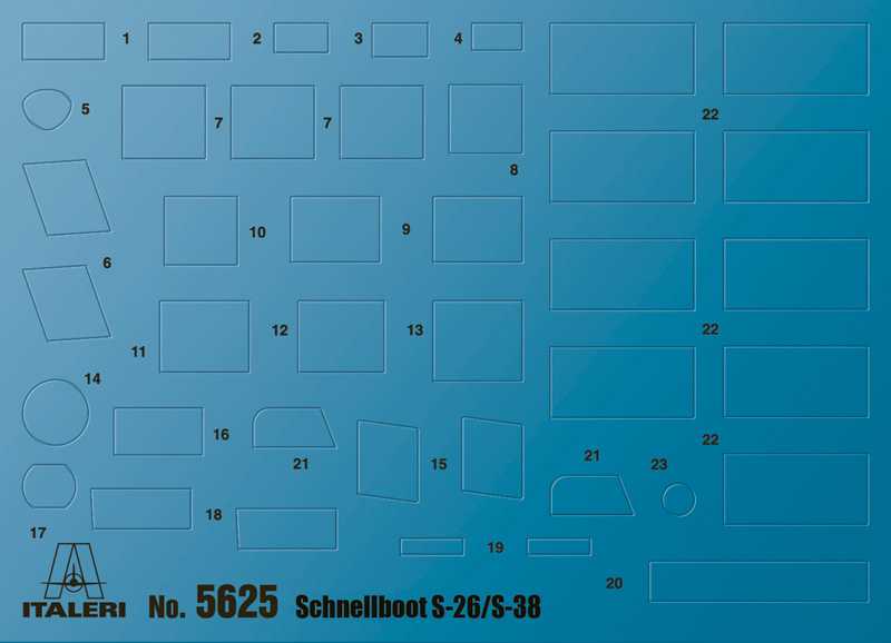 Model Kit loď 5625 - SCHNELLBOOT S-26/S-38 (1:35)