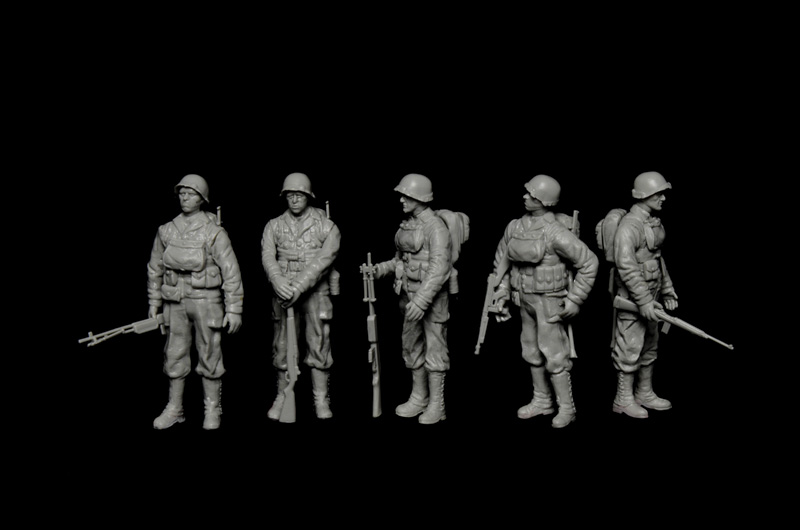 Model Kit loď 6524 - LCVP with US INFANTRY (1:35)