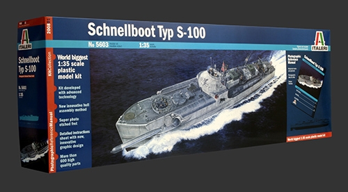 Model Kit loď PRM edice 5603 - SCHNELLBOOT TYP S-100 (1:35)