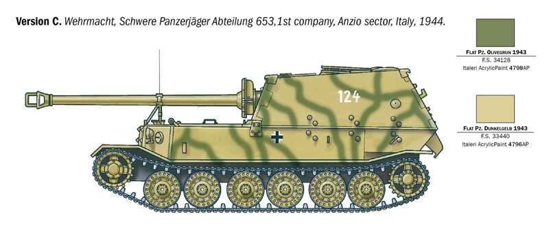 Model Kit military 0211 - Sd.Kfz.184 PanzerJaeger Elefant (1:35)