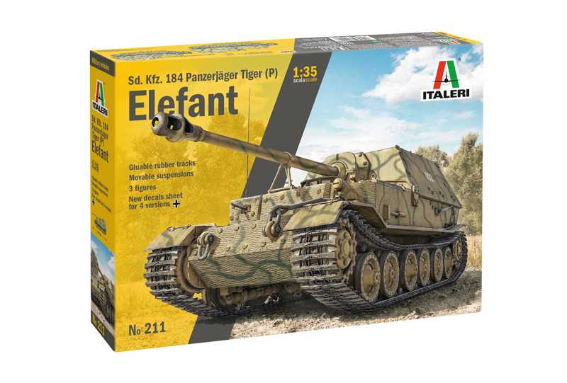 Model Kit military 0211 - Sd.Kfz.184 PanzerJaeger Elefant (1:35)