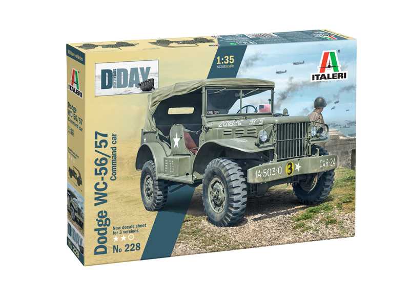 Model Kit military 0228 - Dodge WC56 Command Car (1:35) 33-0228