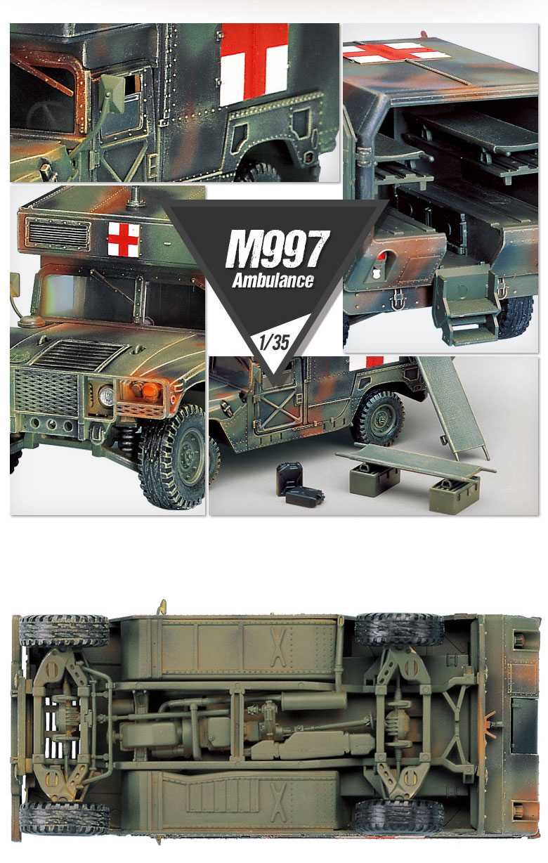 Model Kit military 13243 - M997 MAXI AMBULANCE (1:35)