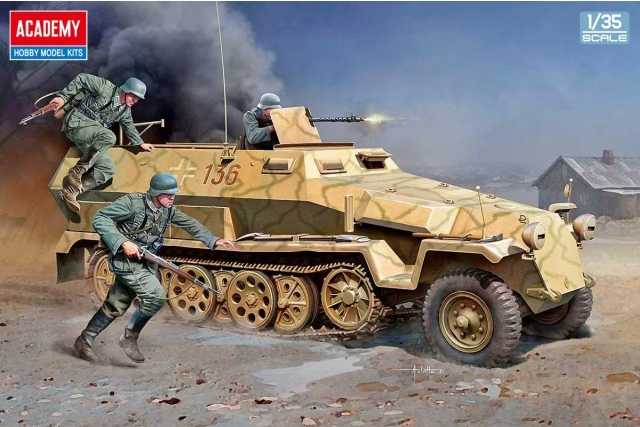 Model Kit military 13540 - German Sd.kfz.251/1 Ausf.C (1:35) 36-13540