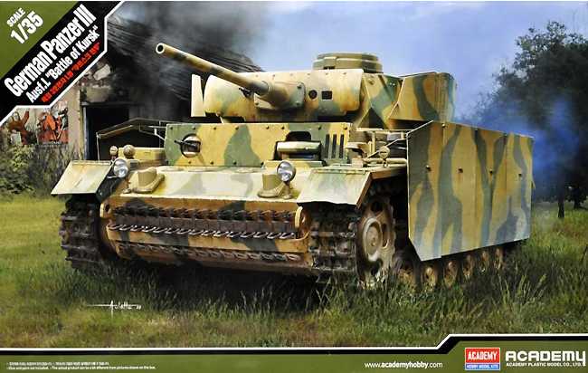 Model Kit military 13545 - German Panzer III Ausf.L "Battle of Kursk" (1:35) 36-13545