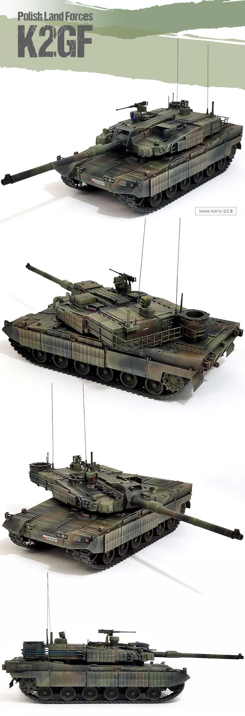 Model Kit military 13560 - Polish Land Forces K2GF (1:35)