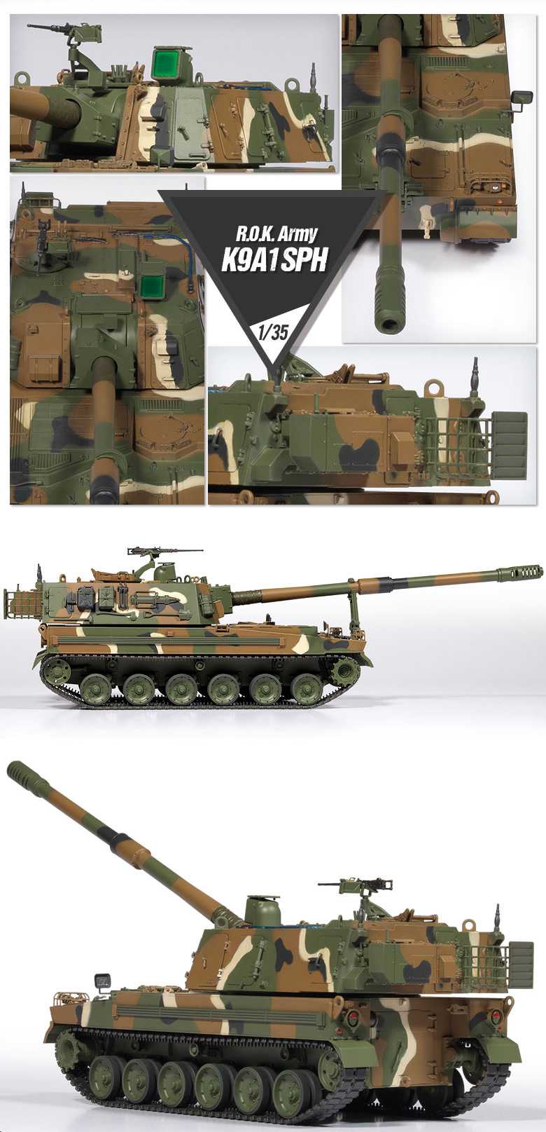 Model Kit military 13561 - R.O.K. Army K9A1 SPH (1:35)
