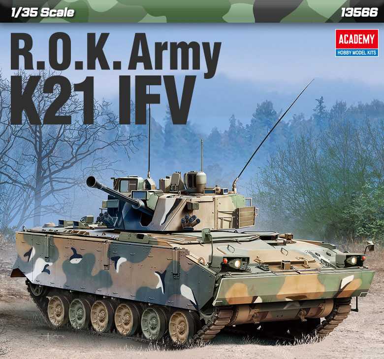 Model Kit military 13566 - ROK Army K21 IFV (1:35) 36-13566