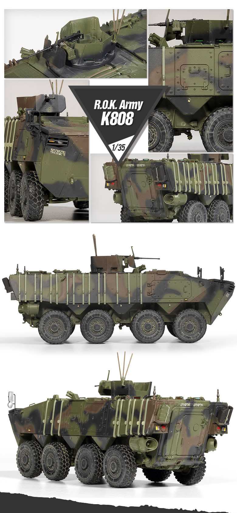 Model Kit military 13569 - R.O.K. ARMY K808 WAV (1:35)