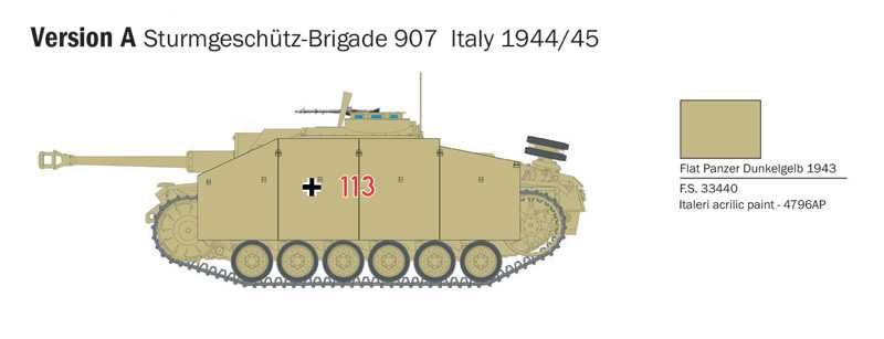 Model Kit military 25756 - Sd. Kfz. 142/1 Sturmgeschütz III (1:56)