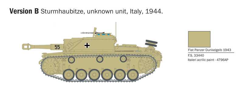 Model Kit military 25756 - Sd. Kfz. 142/1 Sturmgeschütz III (1:56)