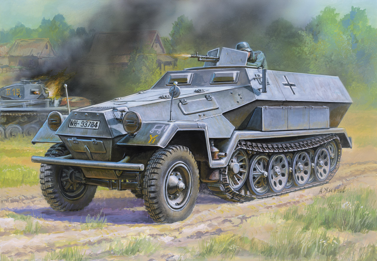 Model Kit military 3572 - Hanomag Sd.Kfz.251/1 Ausf.B (1:35)