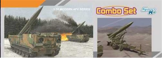 Model Kit military 3592 - M752 TACTICAL BALLISTIC MISSILE LAUNCHER + MGM-52 LANCE MISSILE LAUNCHER (1:35)