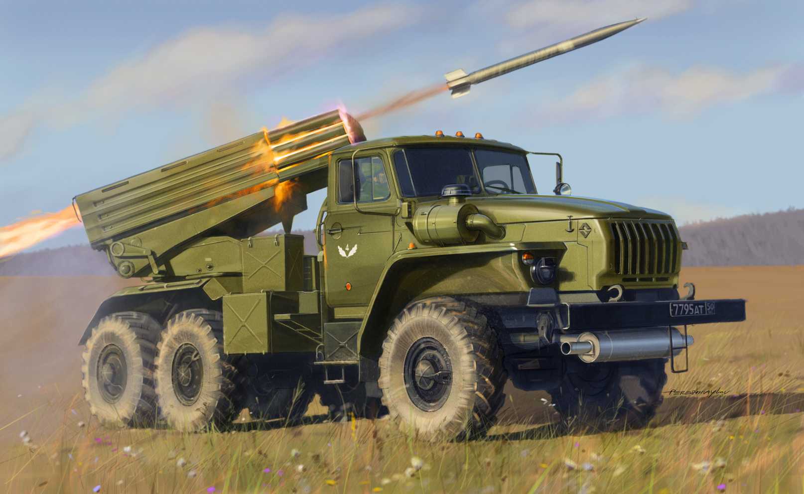Model Kit military 3655 - BM-21 Grad Rocket Launcher (1:35)