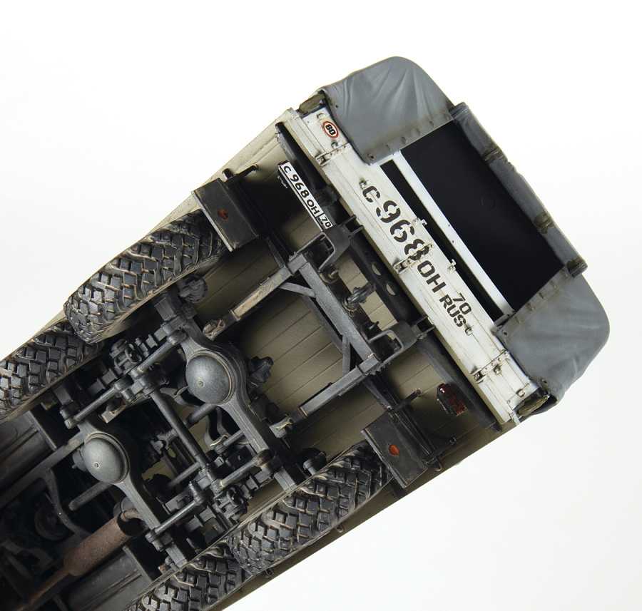 Model Kit military 3706 - Soviet truck ZIL-131 (1:35)