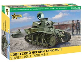 Model Kit military 3716 - SOVIET LIGHT TANK MS-1 (1:35)