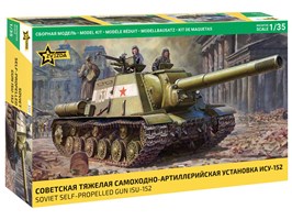 Model Kit military 3721 -  Soviet Self-propelled Gun ISU-152 (1:35)
