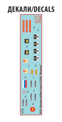Model Kit military 5074 - Kamaz Mustang Truck (1:72)